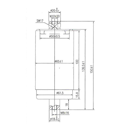 12kV斷路器用真空滅弧室（207A）