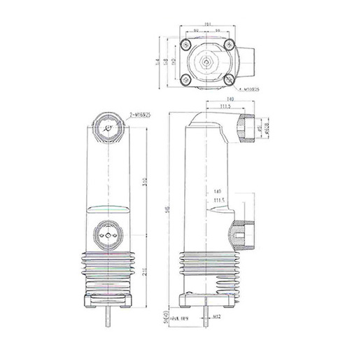 24kV斷路器用固封極柱（822A）