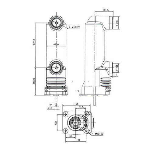 12kV斷路器用固封極柱（861A）